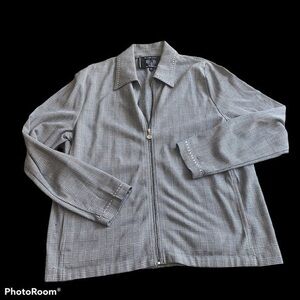 Vintage St. John zip up dress coat